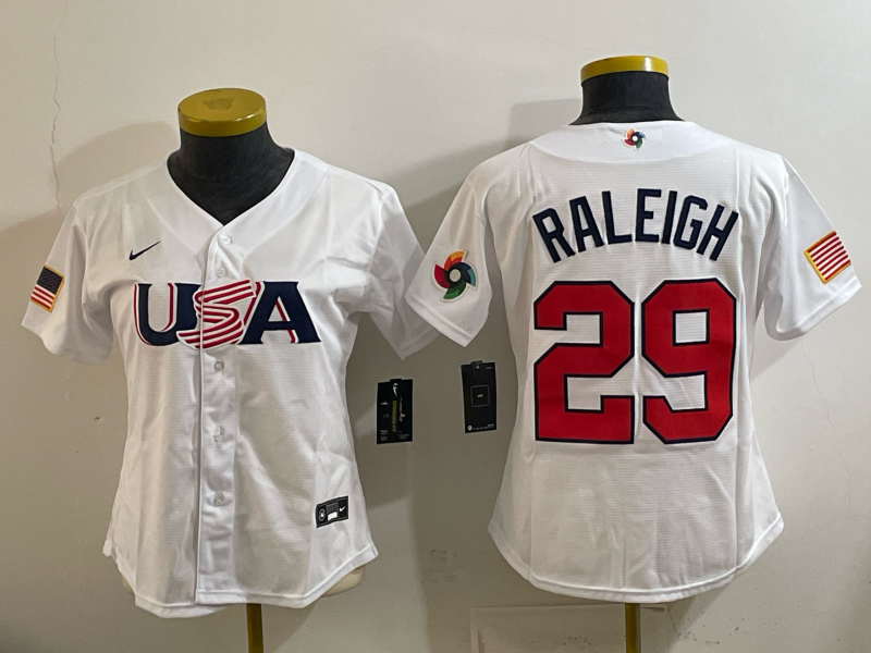youth 2026 World cup white Nike MLB jersey 0011